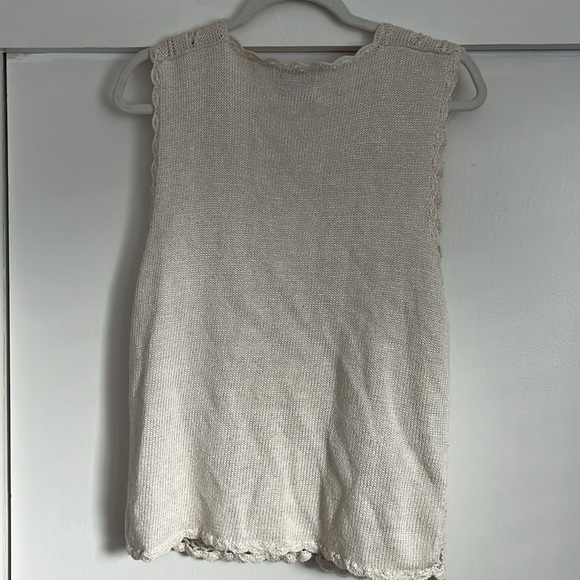 Romantic Expressions Vtg Boho Sweater Vest Size S/M - Picture 4 of 5
